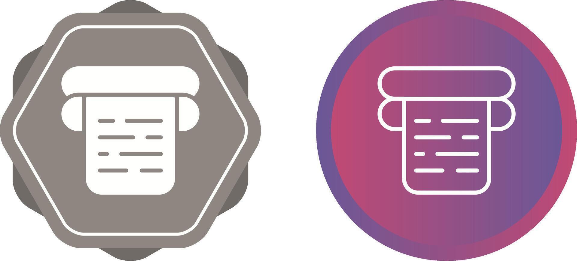 Unique Two Icons Set vector