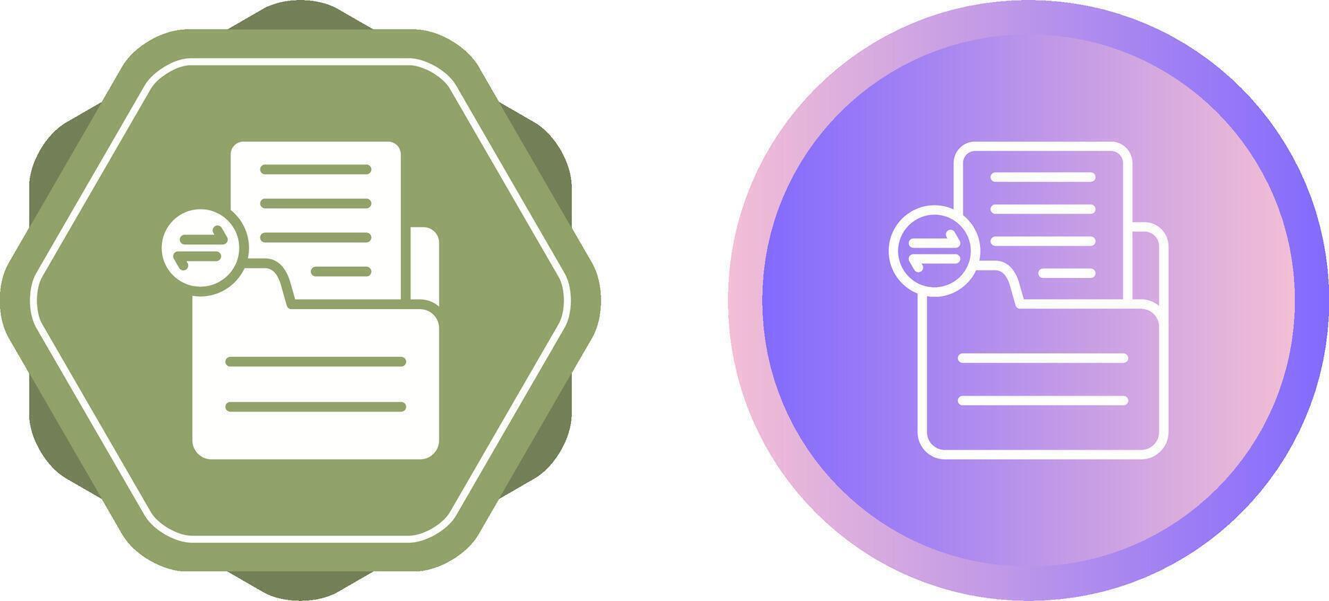 Document Share Vector Icon