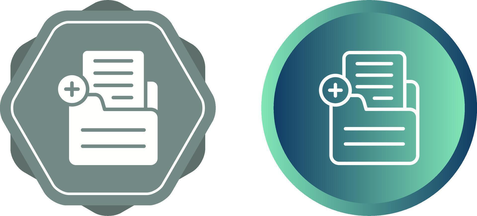 Document Add Vector Icon