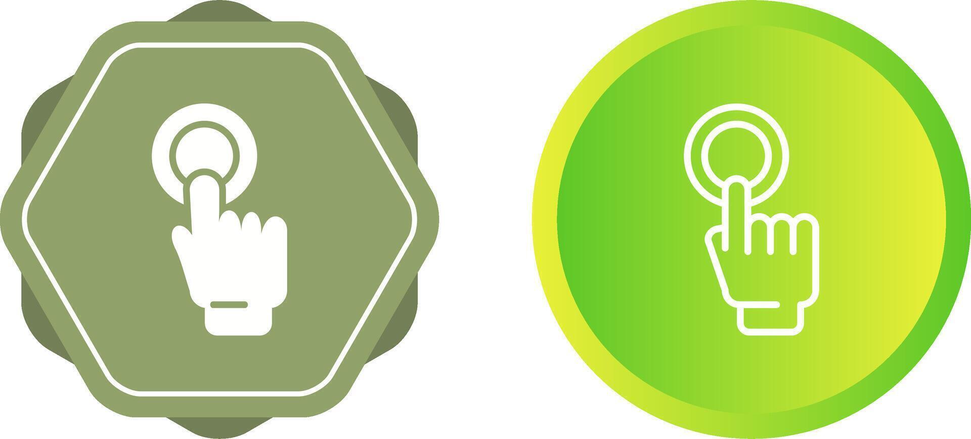 Push button Vector Icon