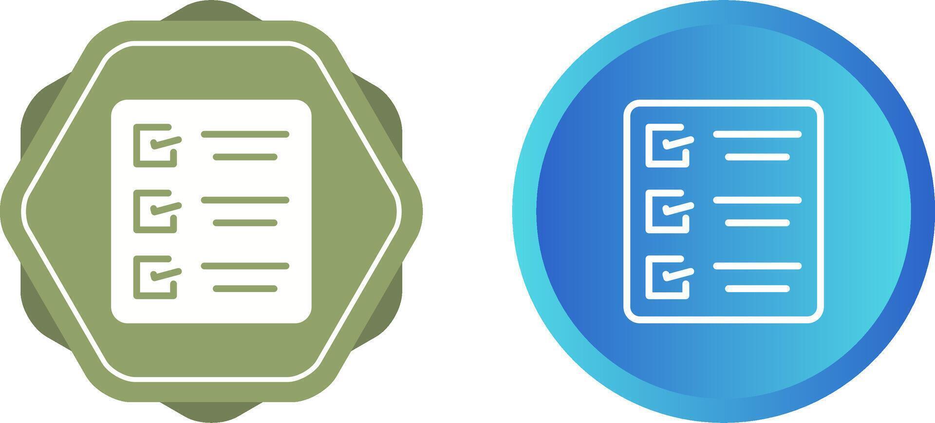 Task list Vector Icon
