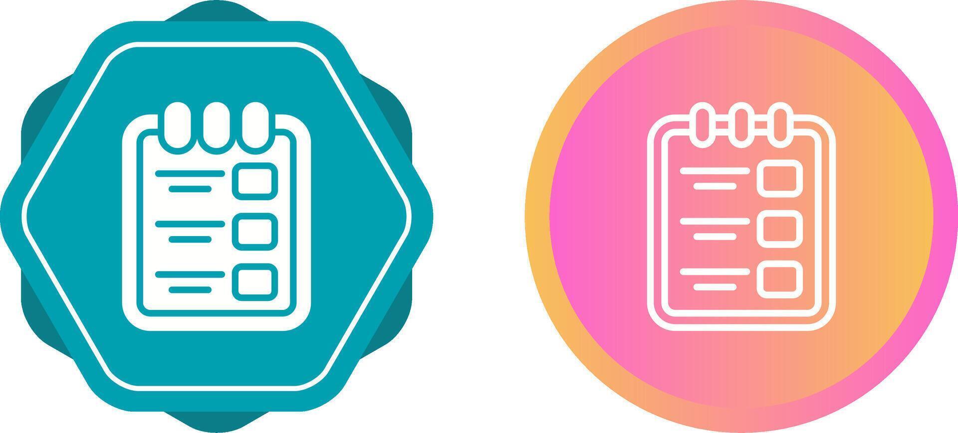 Task list with clipboard Vector Icon