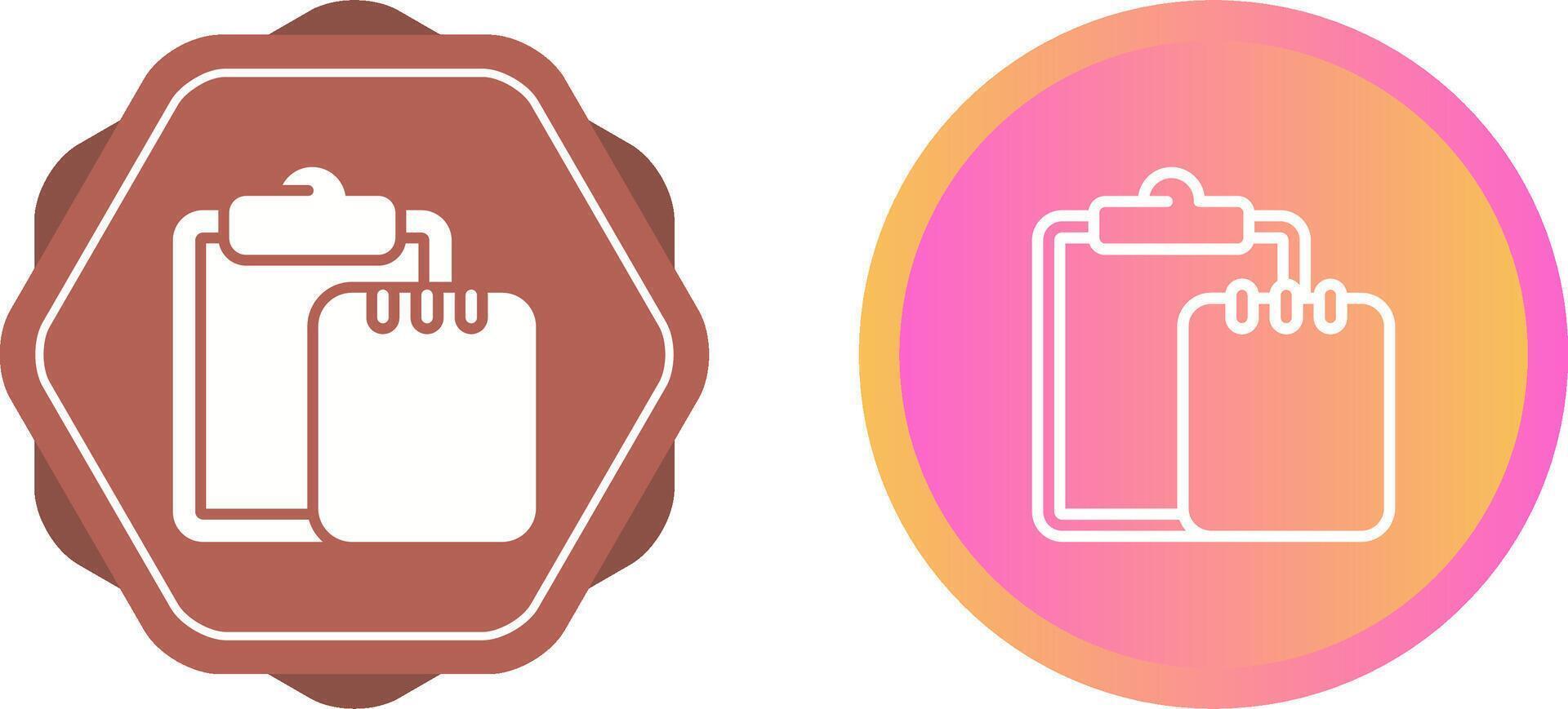 Task list with writing pad Vector Icon