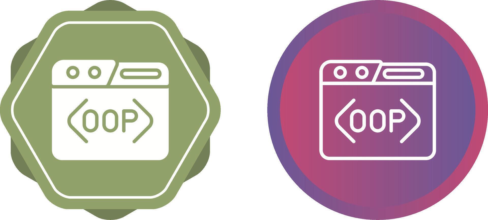 OOP Vector Icon