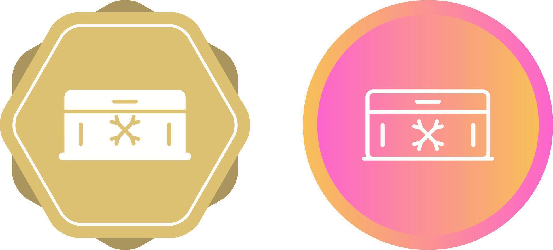 Freezer Vector Icon