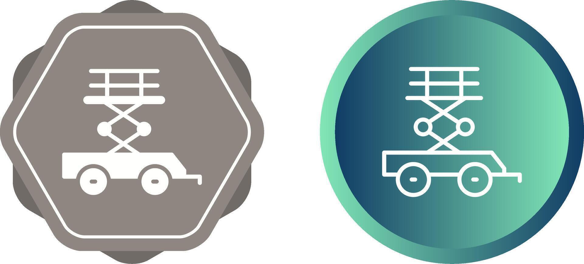 Scissor Lift Vector Icon