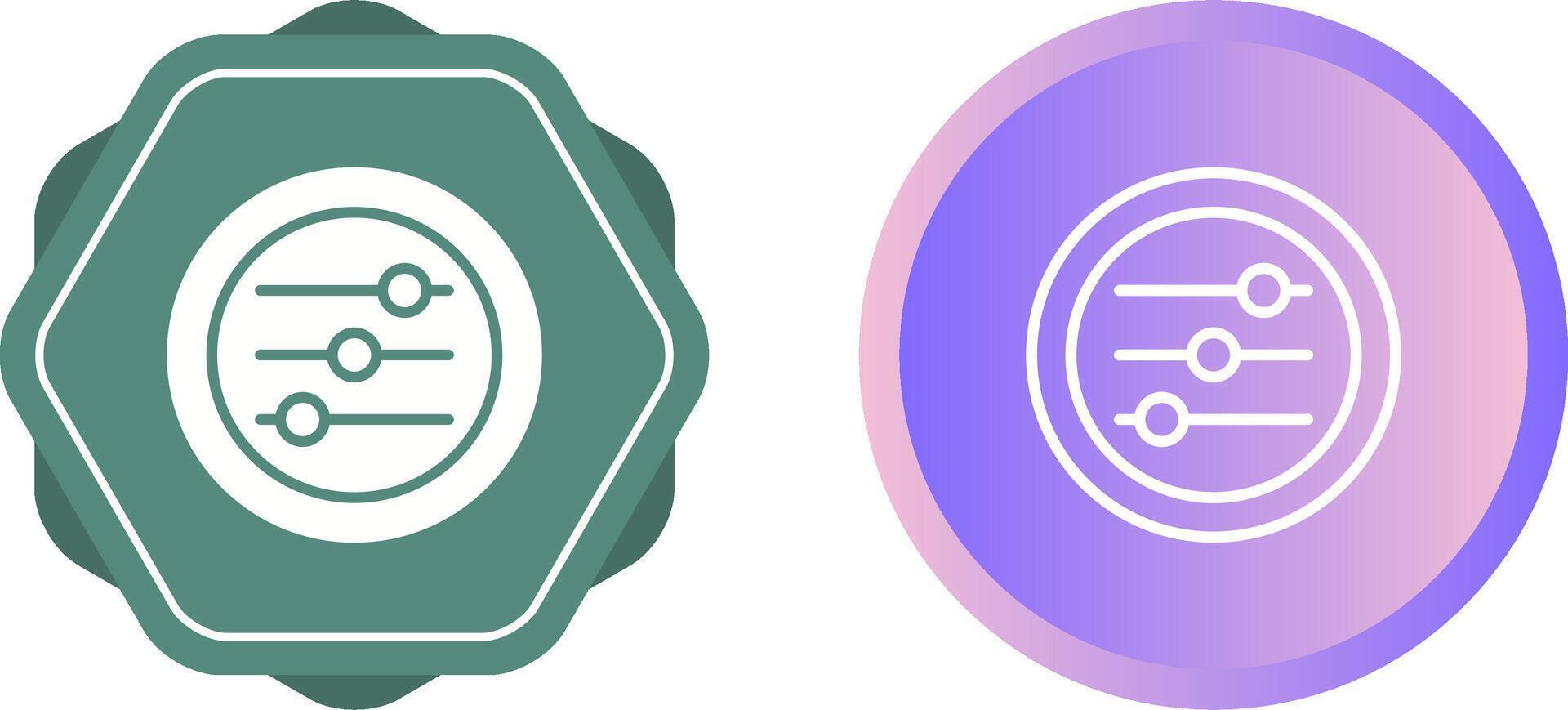 Settings Sliders Vector Icon