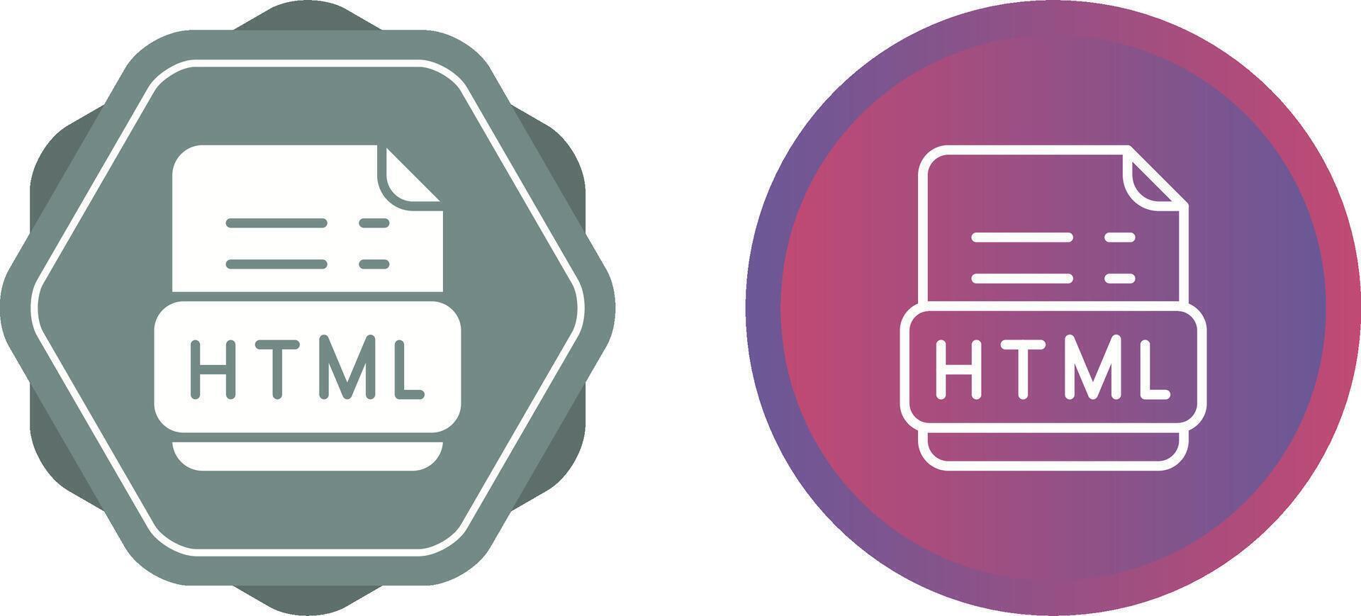 Html Vector Icon