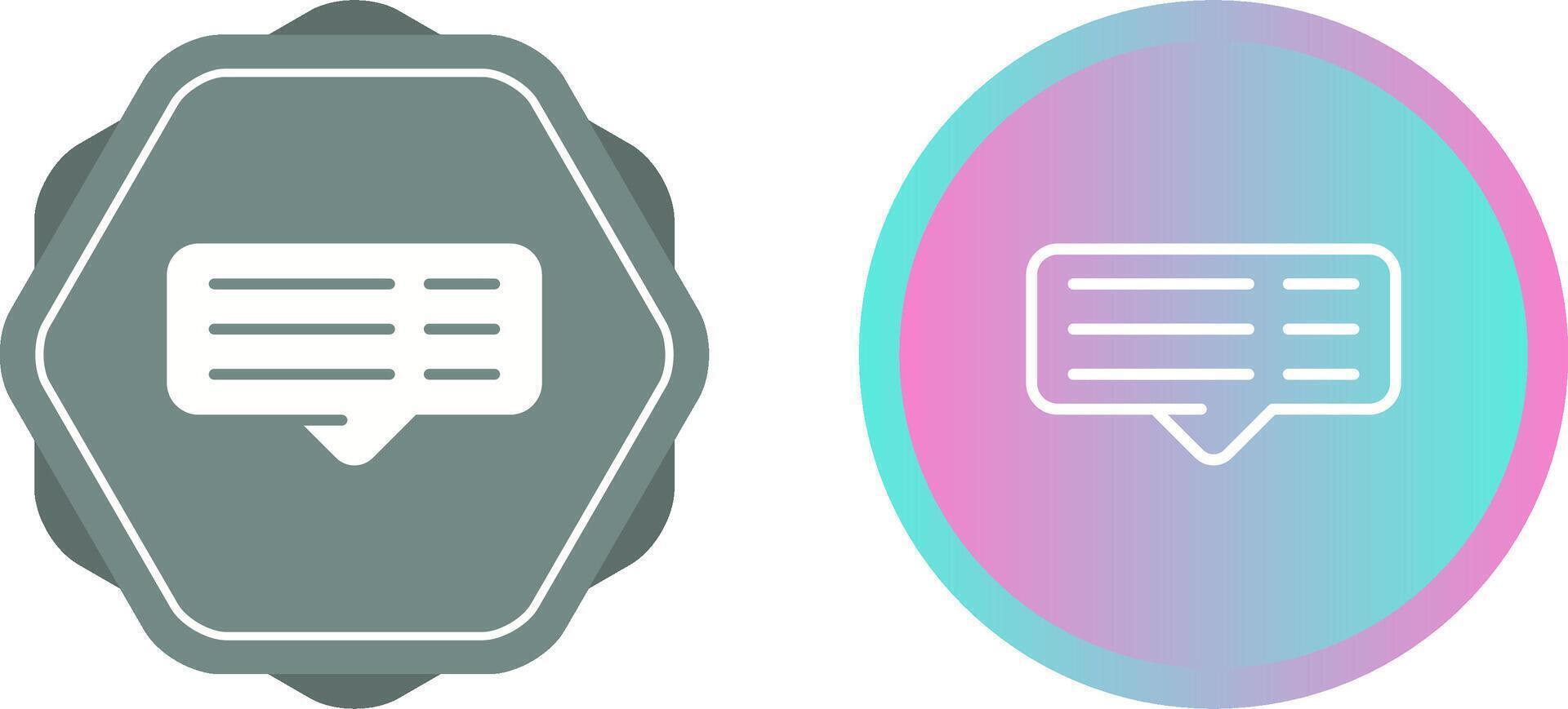 Comment Vector Icon