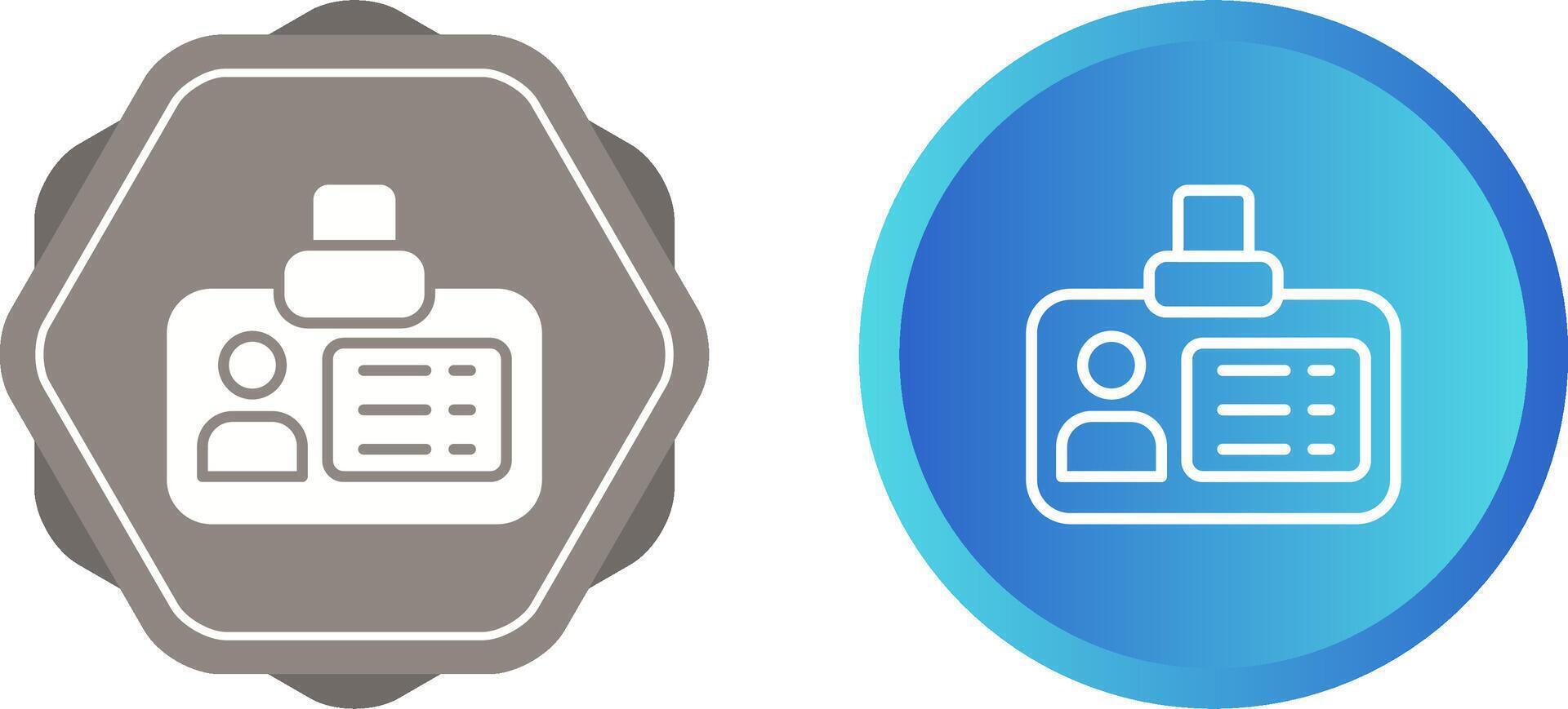 Id Card Vector Icon