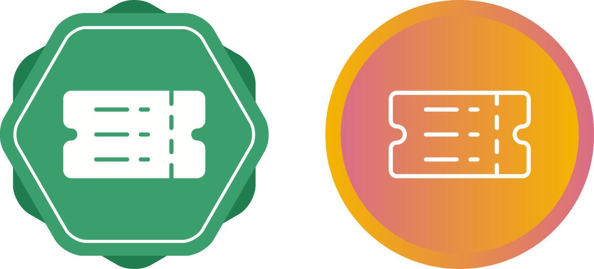 Ticket Vector Icon