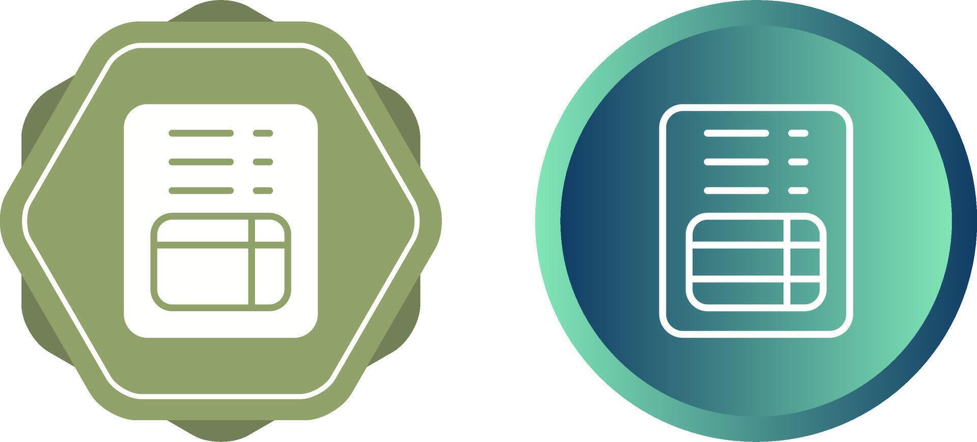 File Invoice Vector Icon