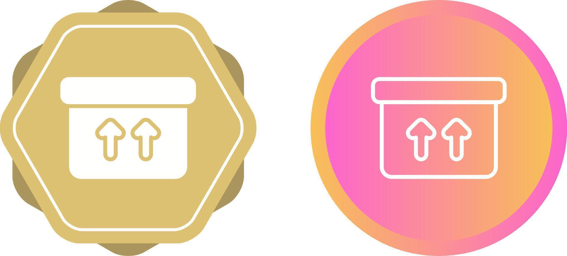 Box Up Vector Icon