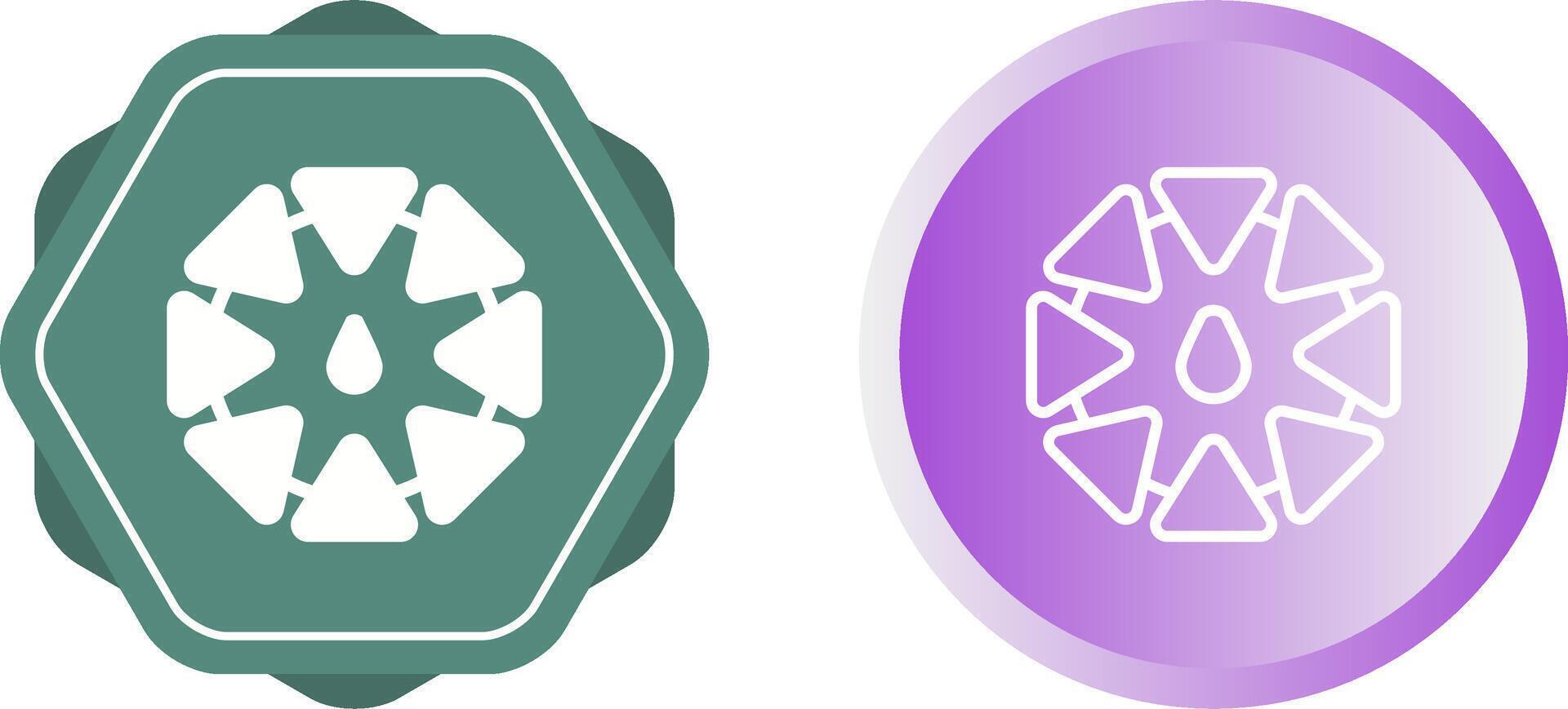 Color Wheel Vector Icon