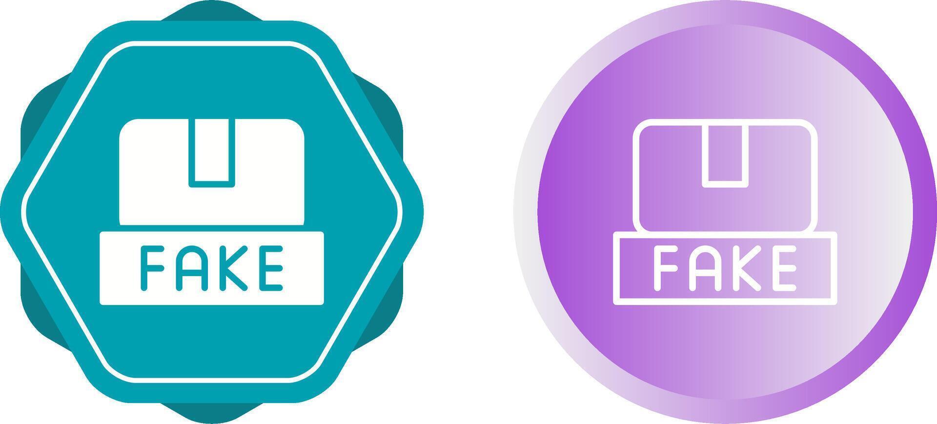 Counterfeit Products Vector Icon