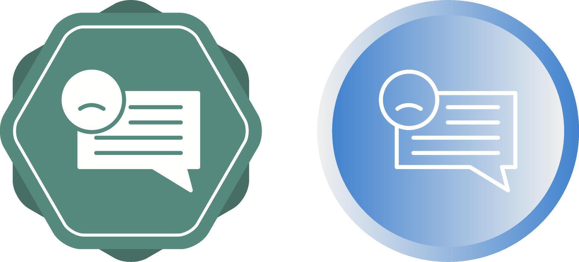 Customer Dissatisfaction Vector Icon