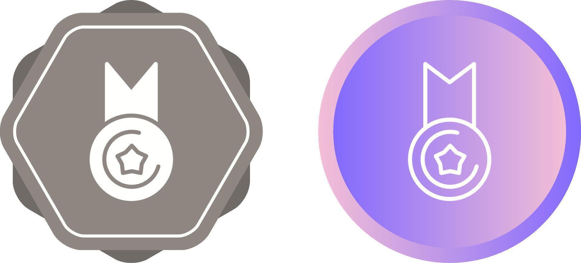 Gold Medal Vector Icon