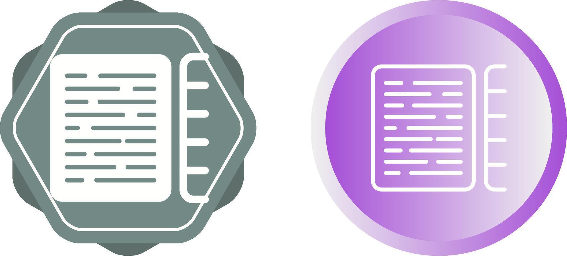 Document Indexing Vector Icon