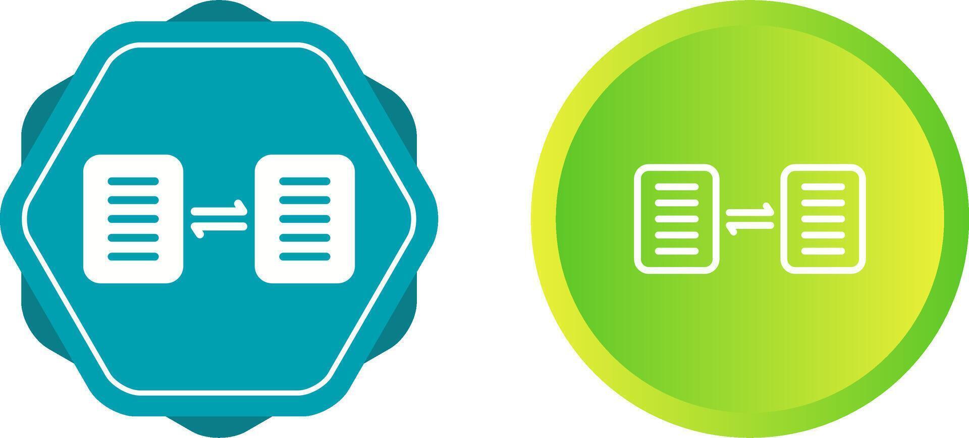 Document Sharing Vector Icon