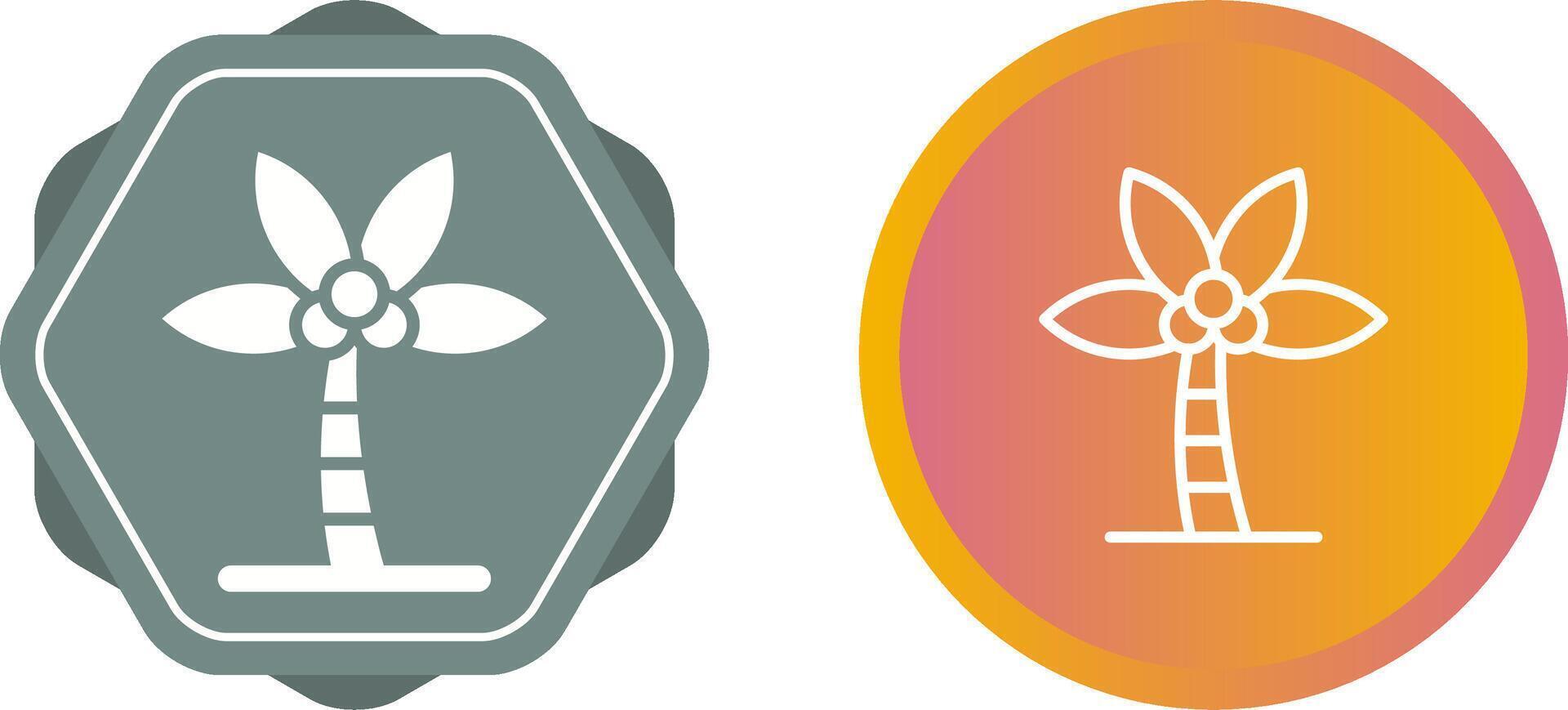 Palm tree Vector Icon