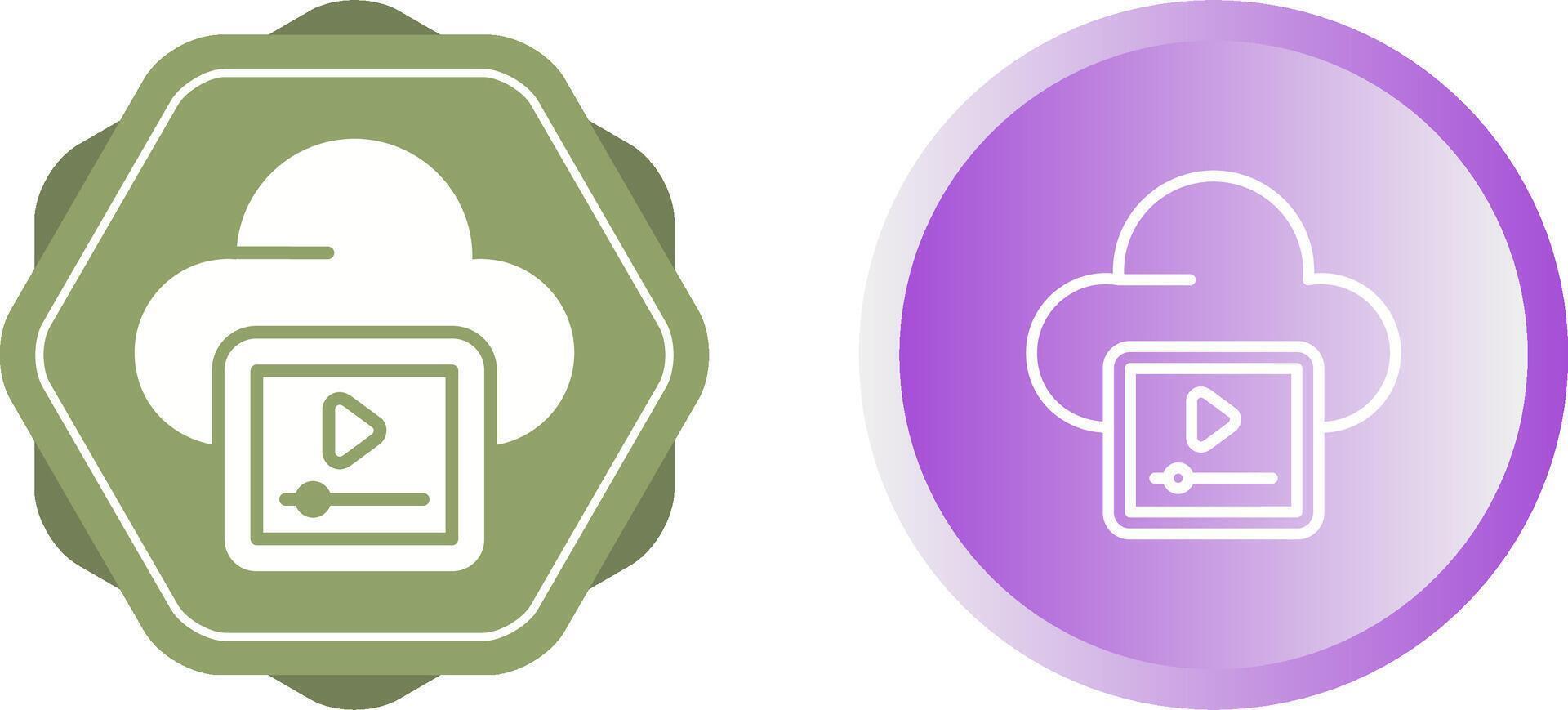 Video Hosting Vector Icon