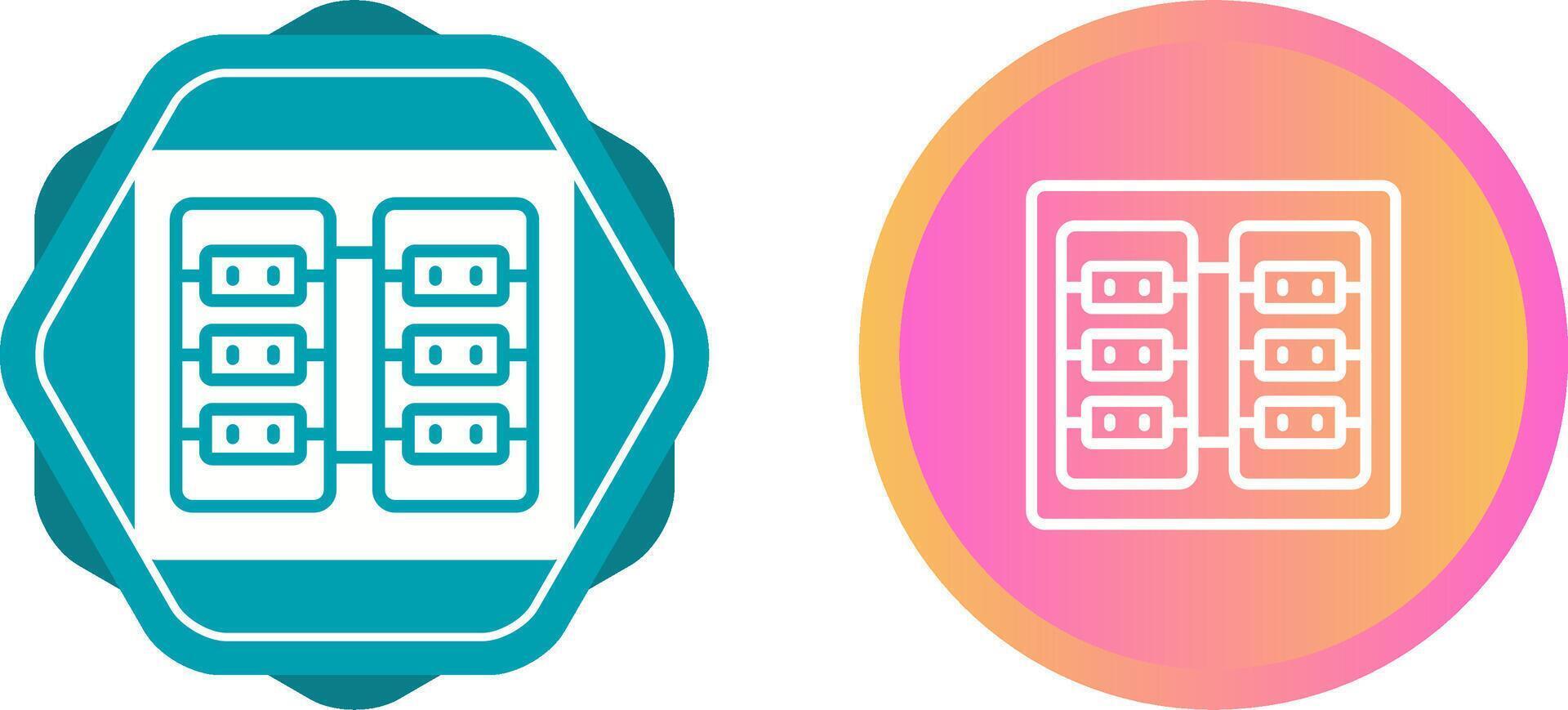 Server Room Vector Icon
