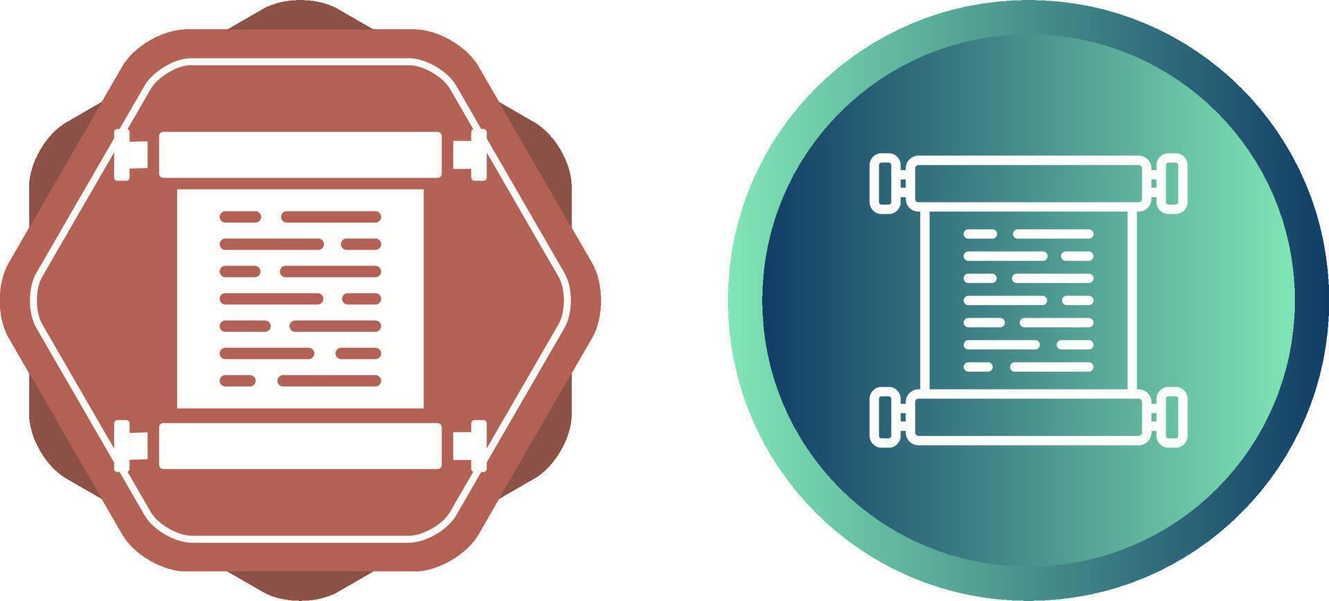 Scroll Vector Icon