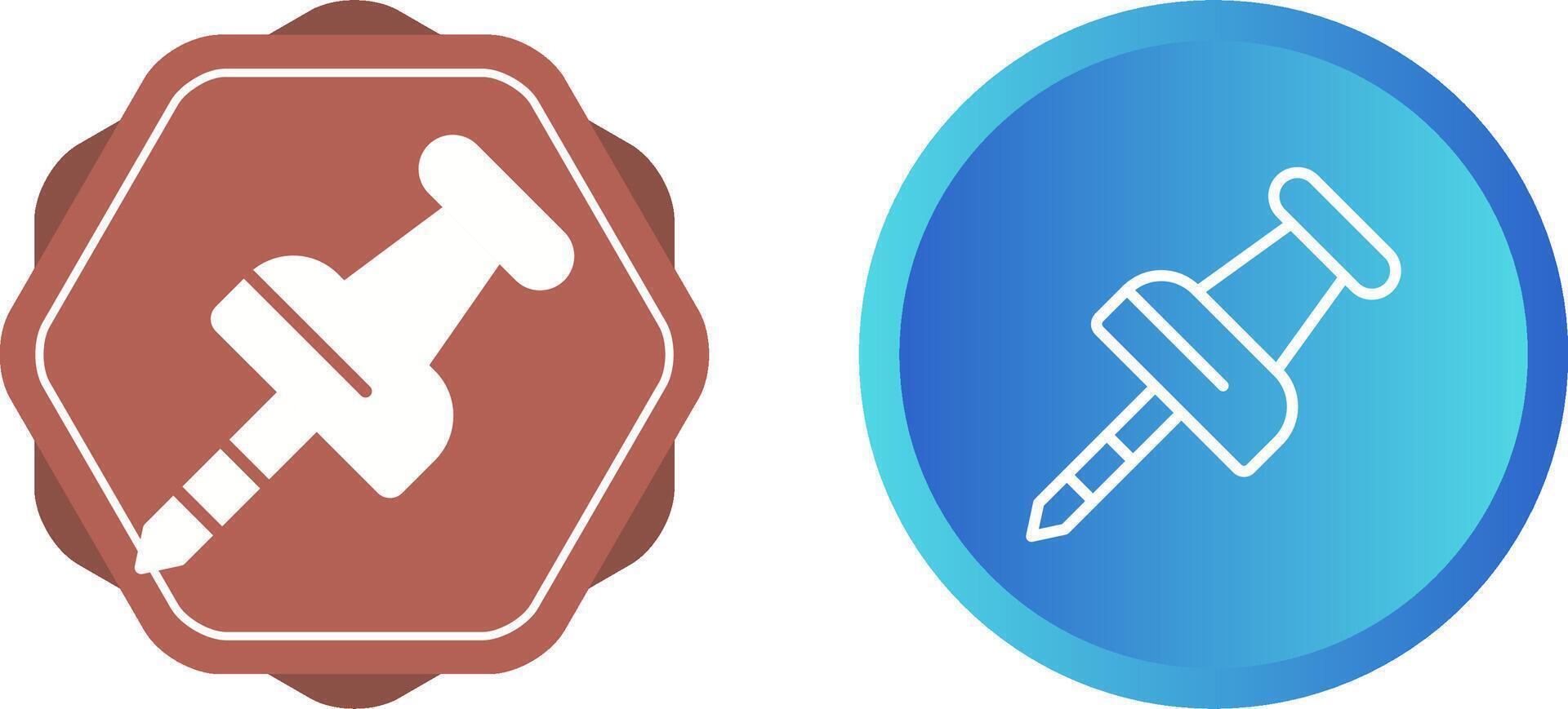 Pushpin Vector Icon