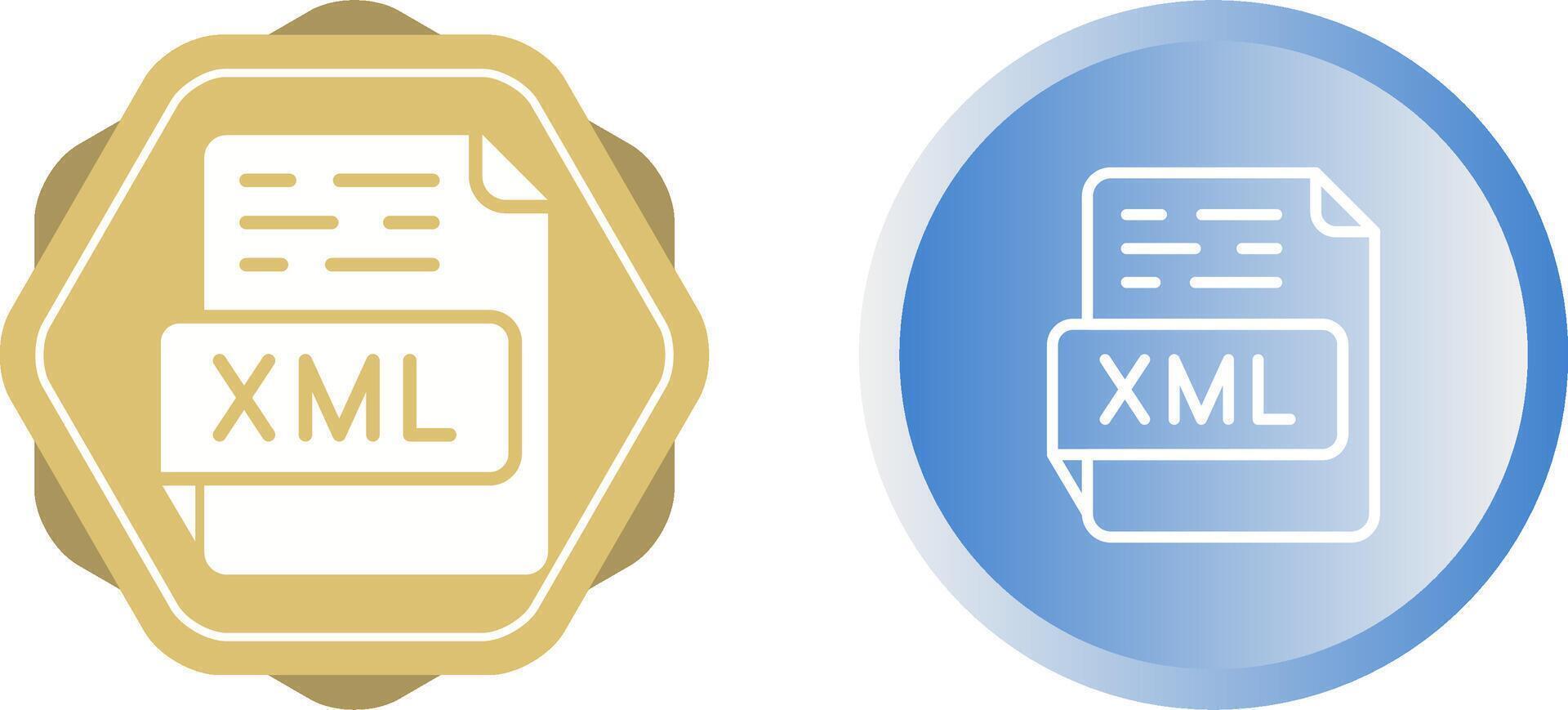 XML Vector Icon