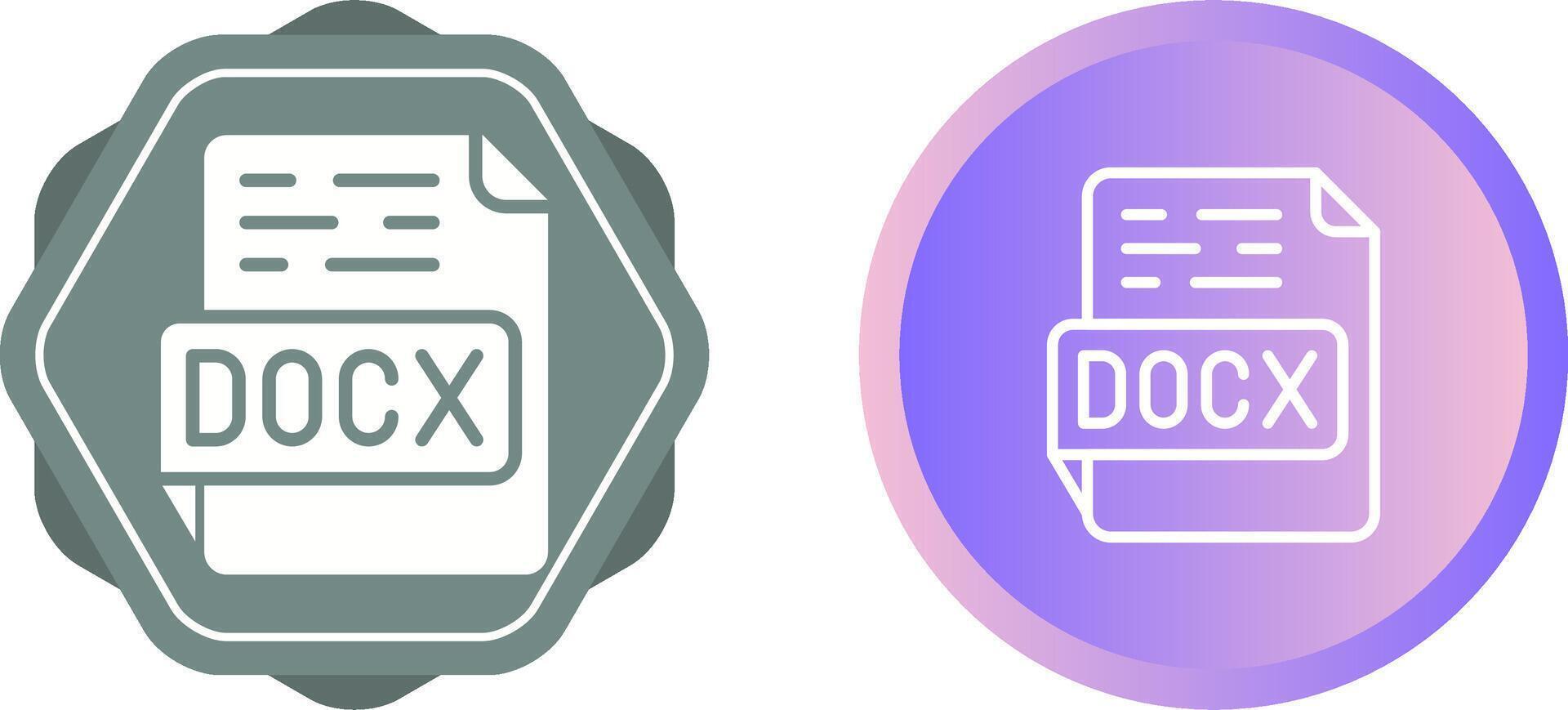 DOCX Vector Icon