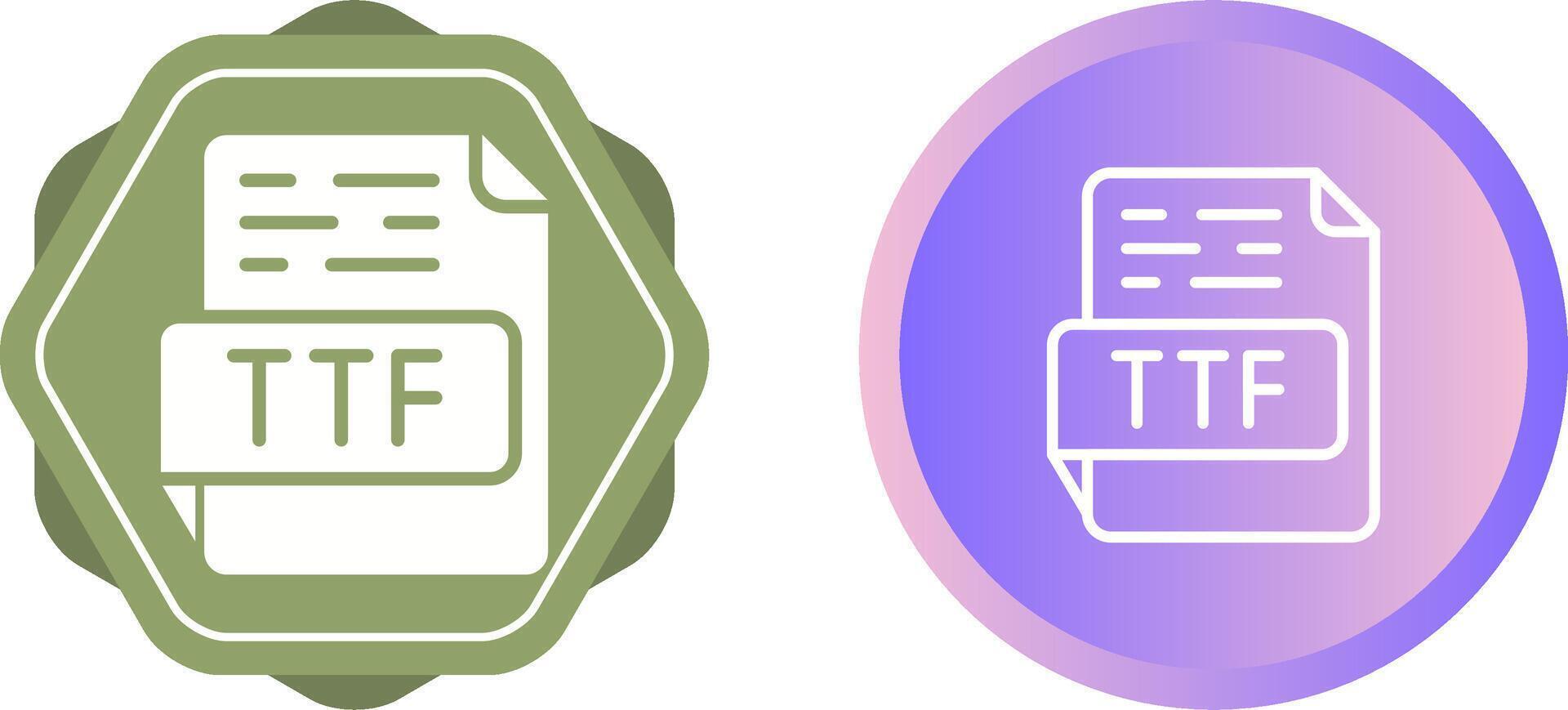TTF Vector Icon