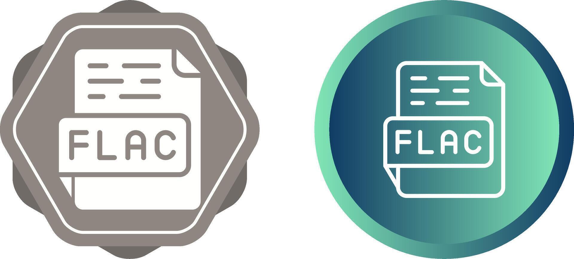 FLAC Vector Icon