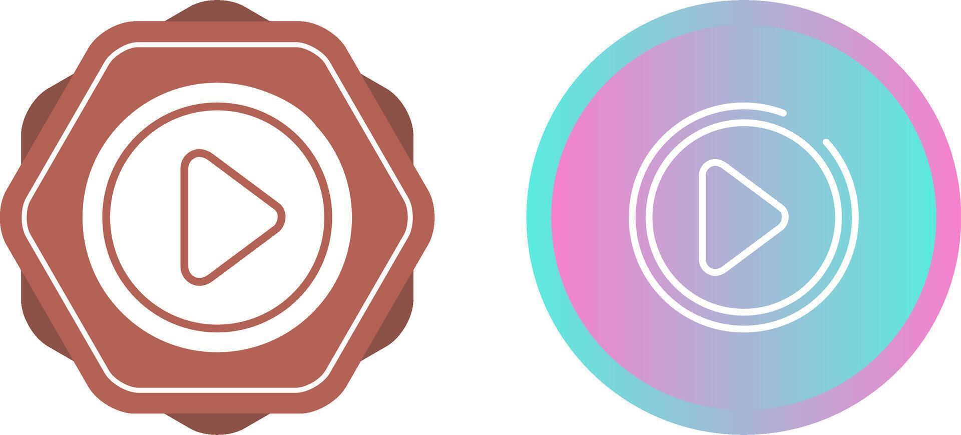Play Button Vector Icon