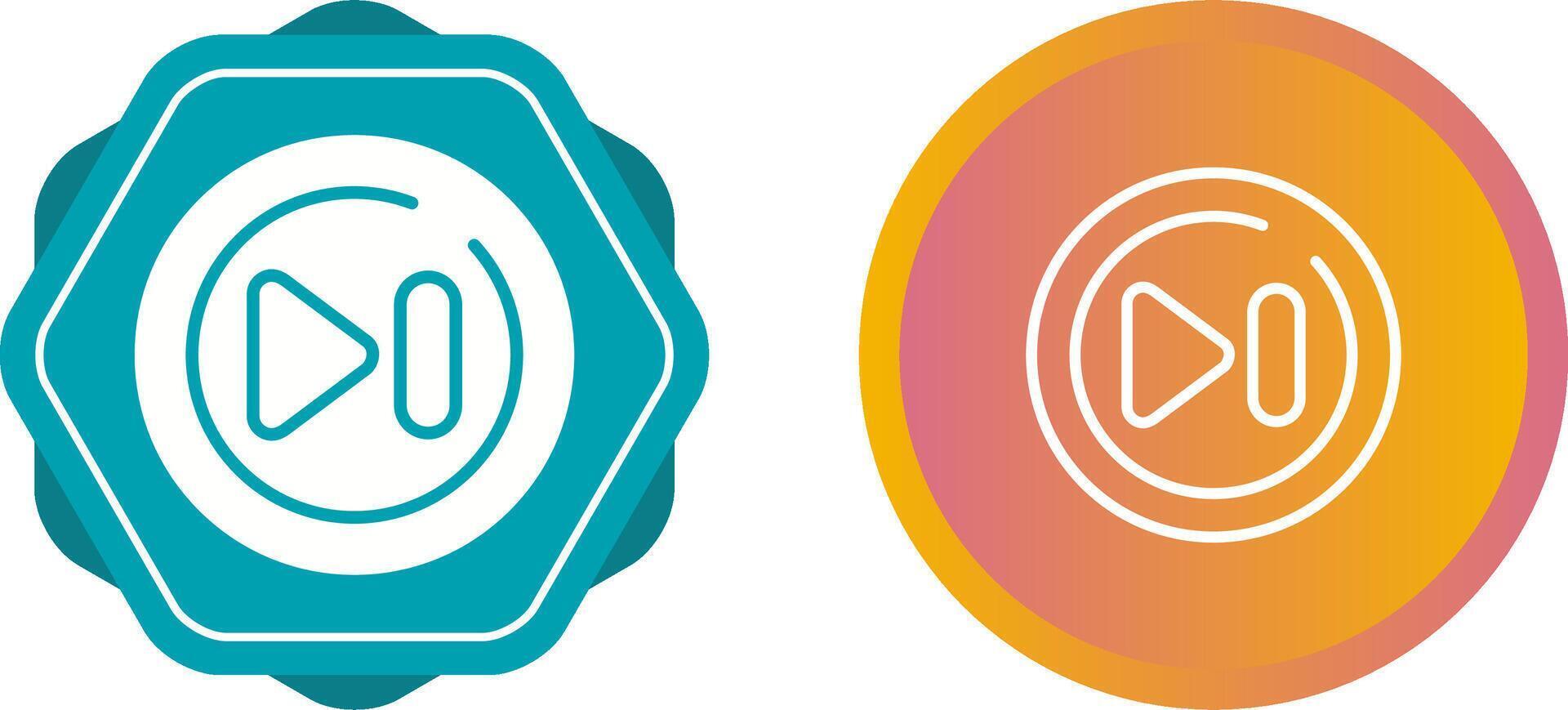 Fast Forward Circle Vector Icon