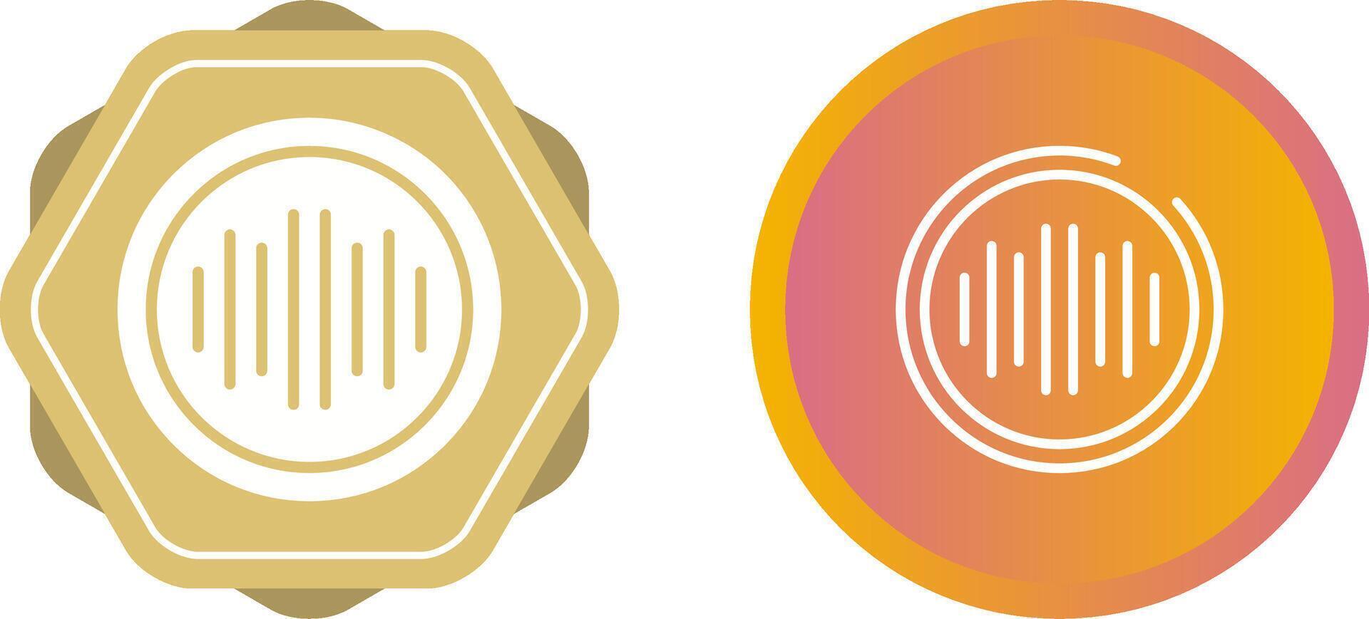 Audio Spectrum Vector Icon