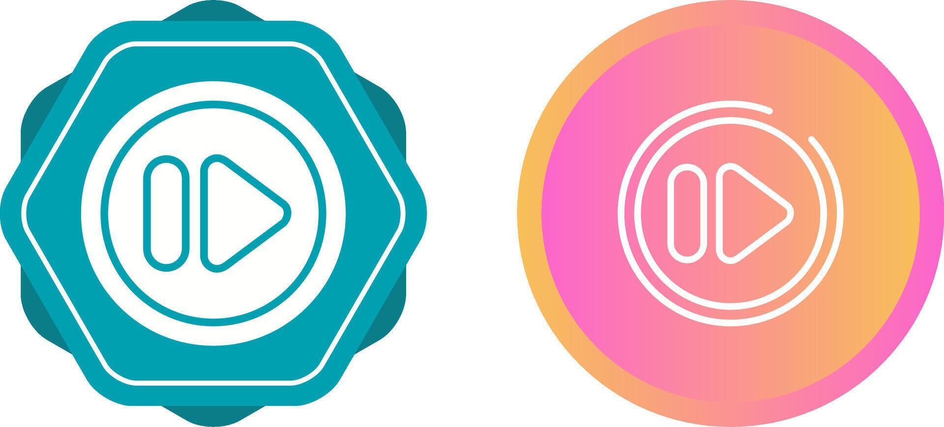 Fast Forward Button Vector Icon 40603751 Vector Art at Vecteezy