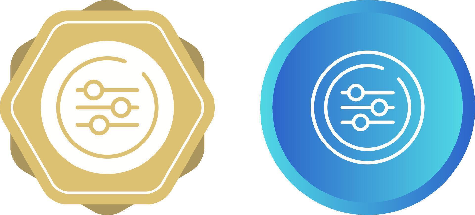 Equalizer Circle Vector Icon