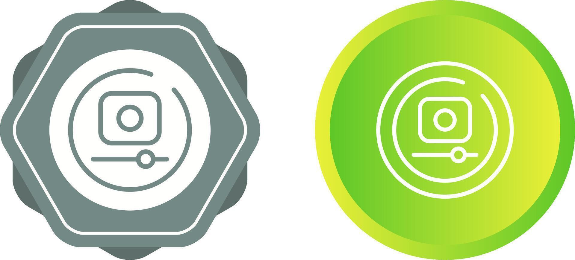 Video Record Circle Vector Icon