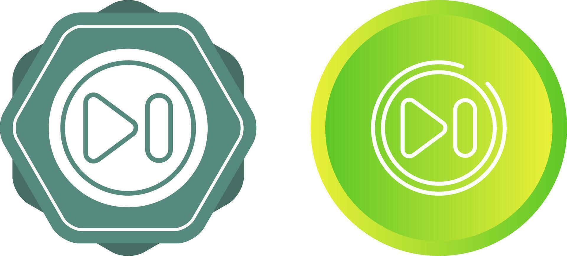 Next Track Button Vector Icon
