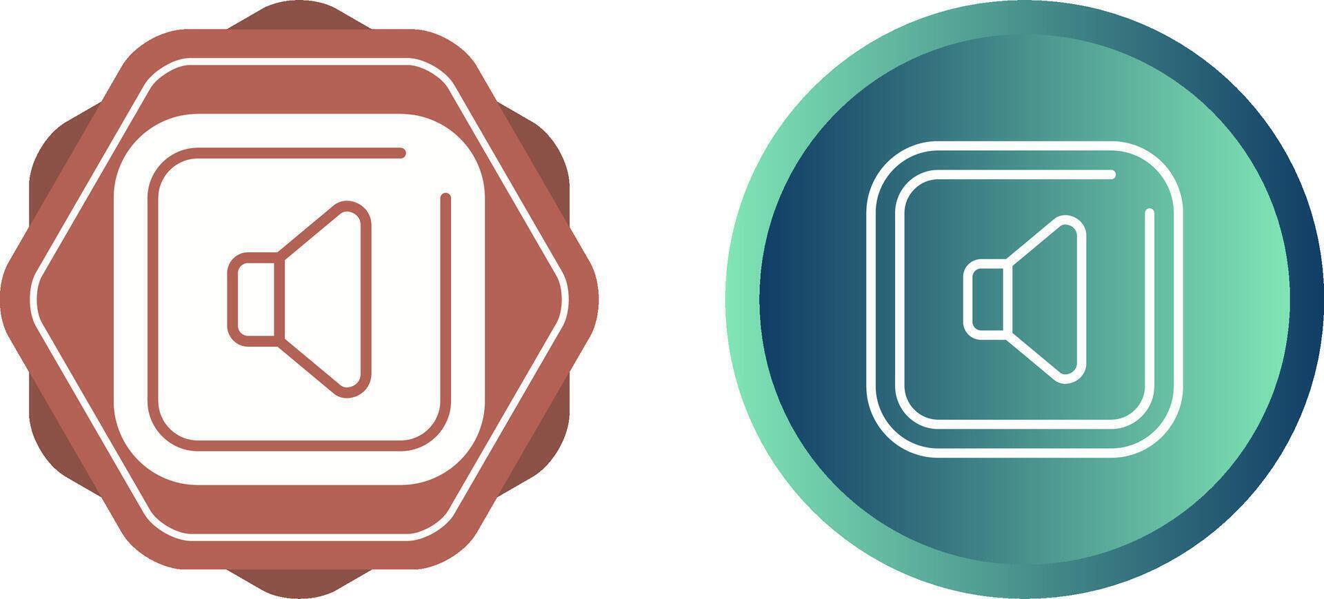 Speaker Square Vector Icon