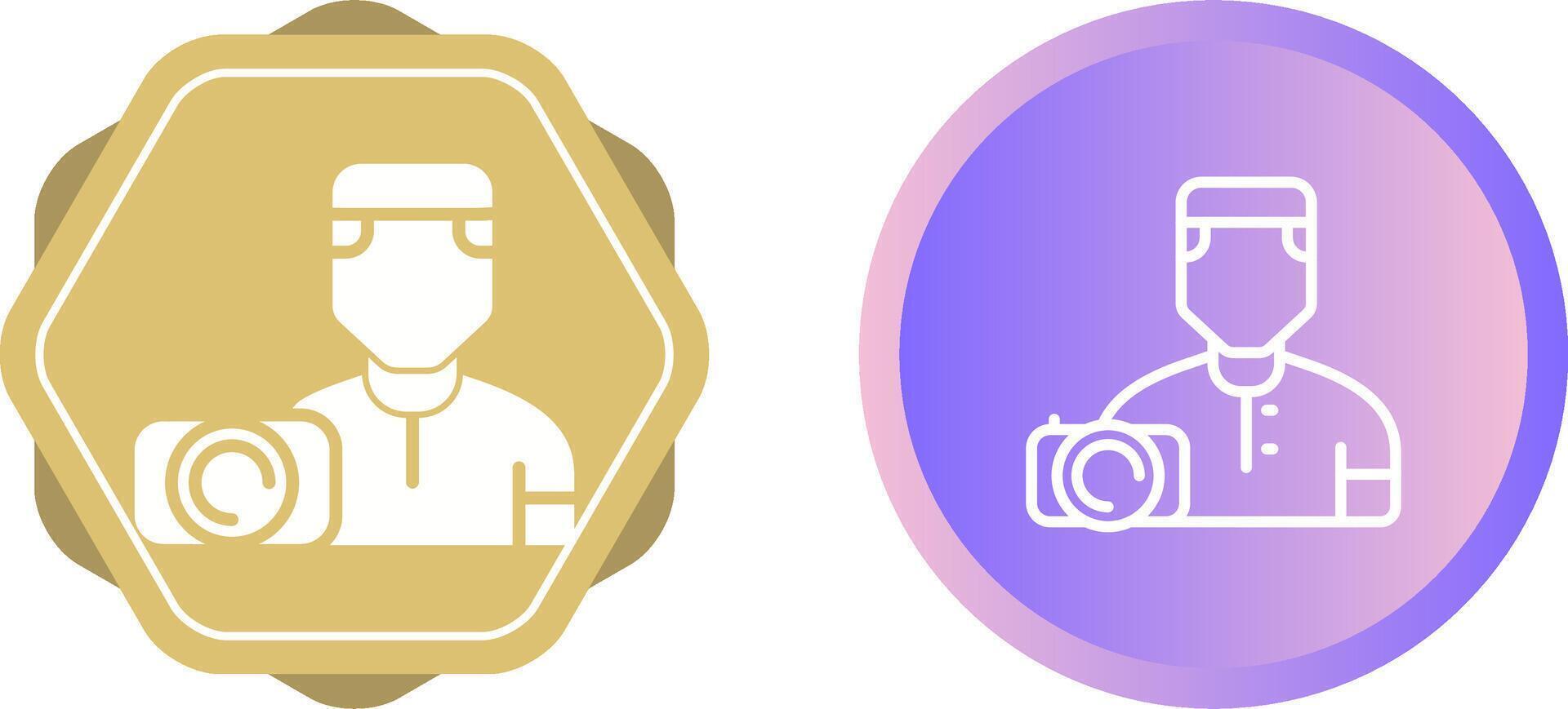 Camera man Vector Icon