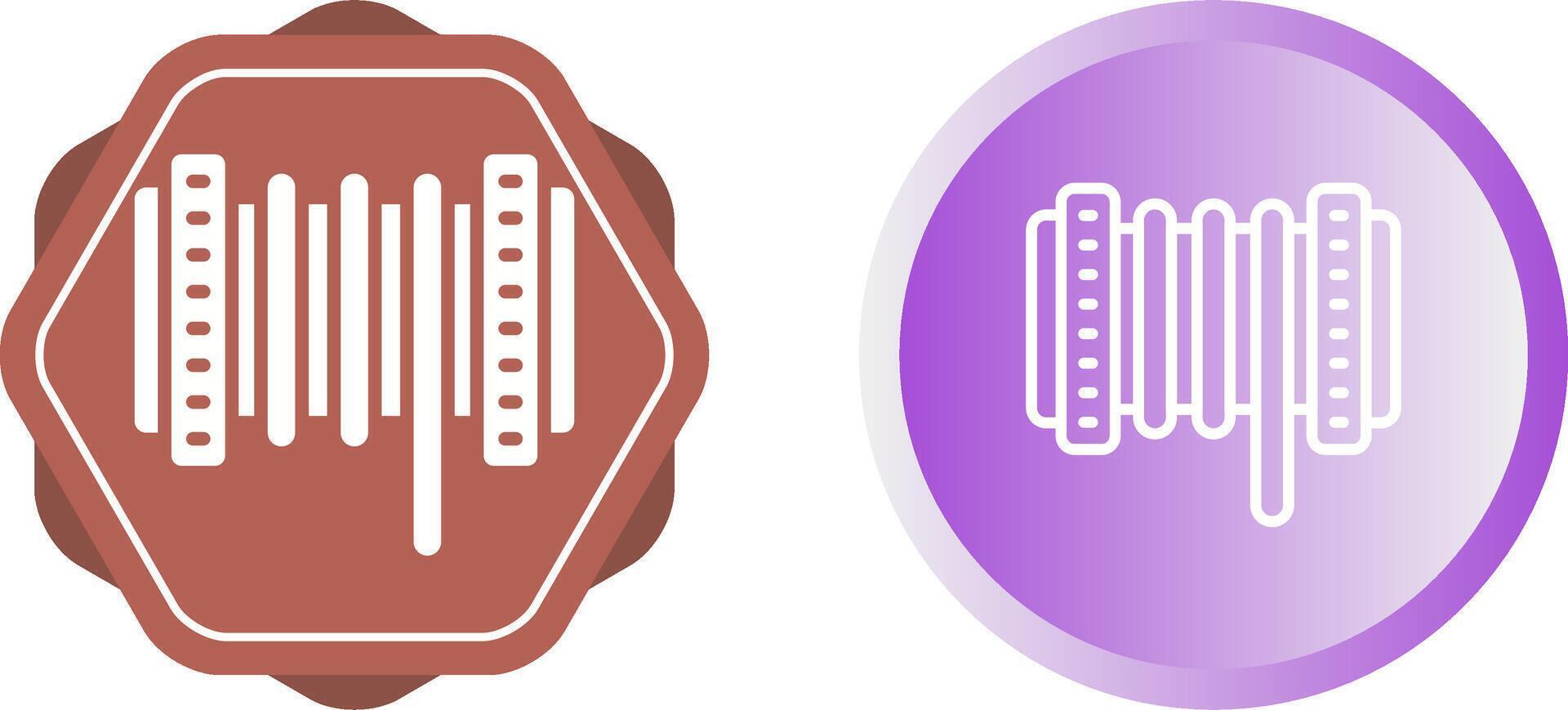 cable rodillo vector icono