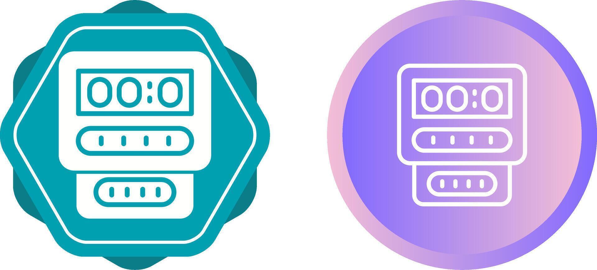 Electric Meter Vector Icon