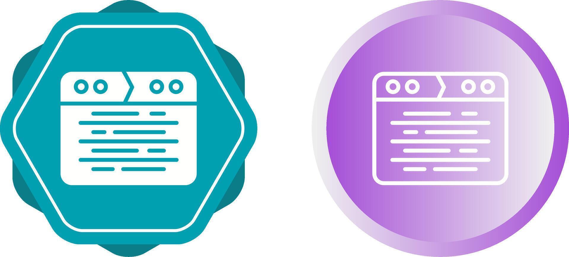 Browser Vector Icon