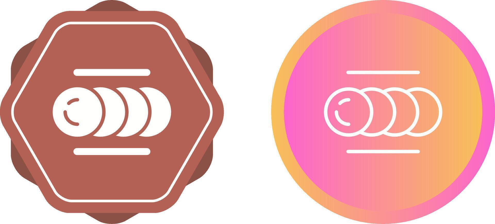 Unique Two Icons Set vector