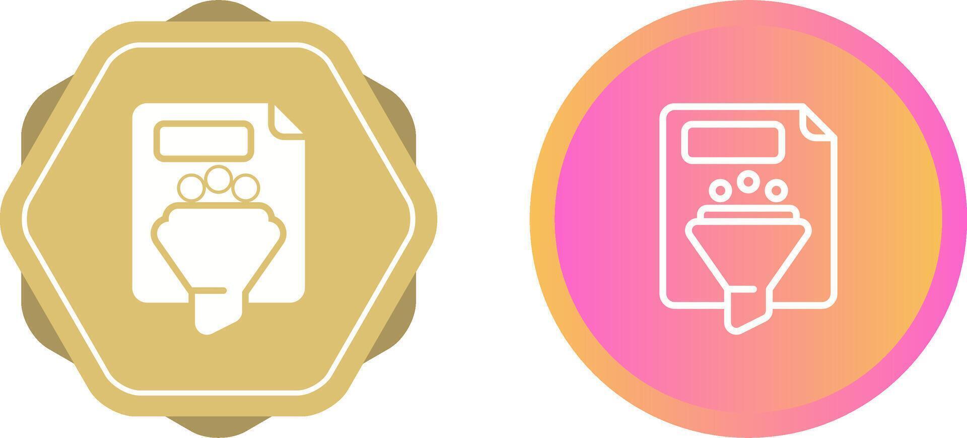 Filtering Vector Icon