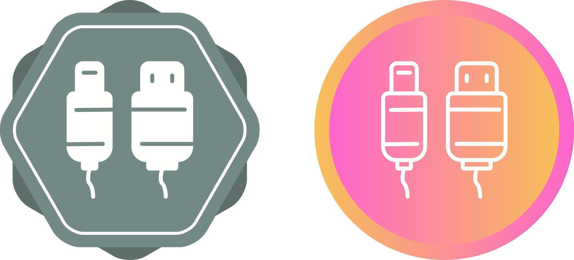 Usb Cable Vector Icon