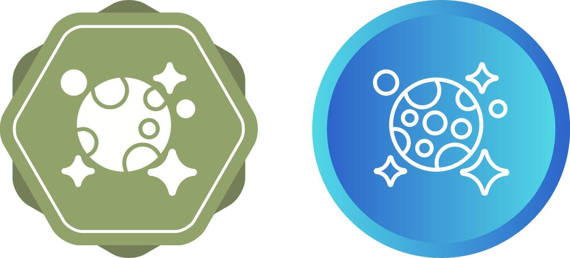 Moon And Stars Vector Icon