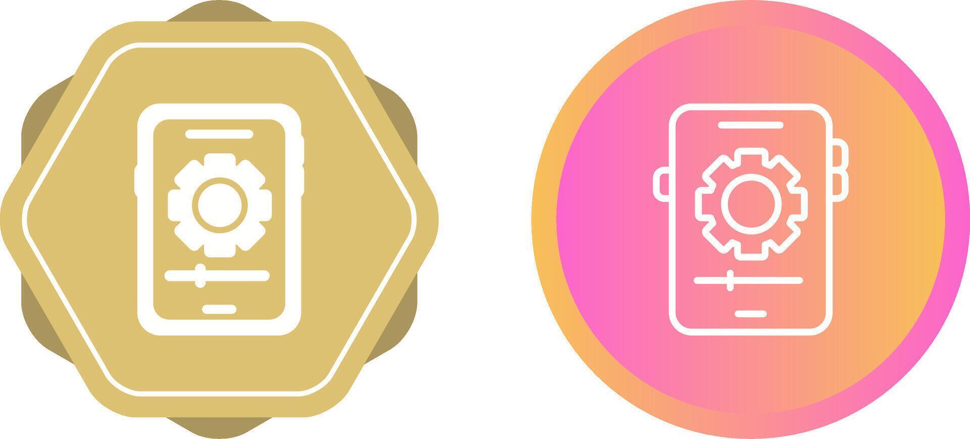 Smartphone Settings Vector Icon