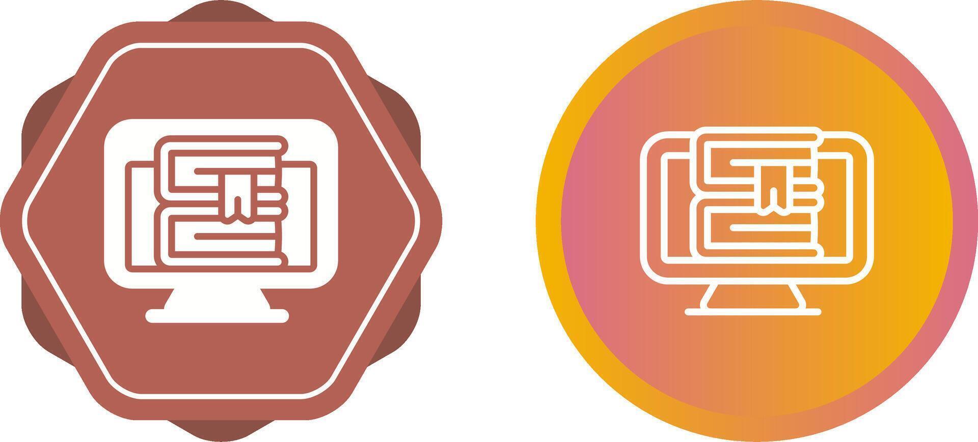 Computer Vector Icon